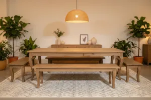 MF Andorra Solid Timber Dining Bench thumbnail 5