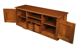 CT Tasmania Solid Timber 2 Door 3 Drawer Entertainment Unit thumbnail 11