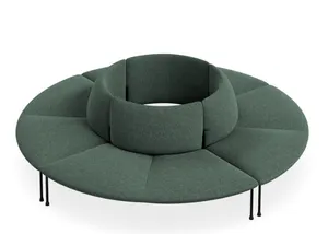 DD Bowral Fabric Upholstered 8 Seater Round Breakout Seating thumbnail 1