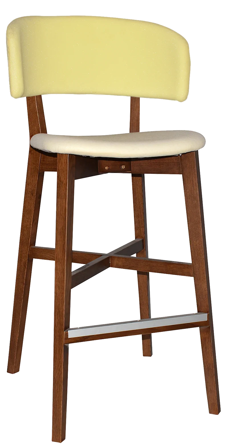 EZ STOOL TORINO BLACK - UNUPHOLSTERED (BACK & SEAT)