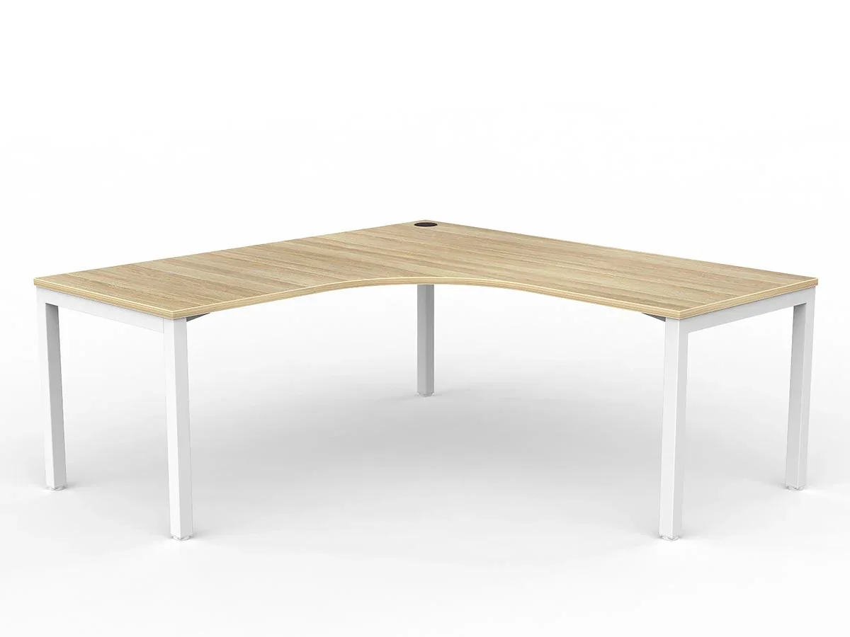 OL Axis Single User 90° Corner Desk