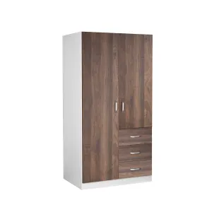 HE Zara 2 Door 3 Drawer Wardrobe wtih Hanging Rails thumbnail 3