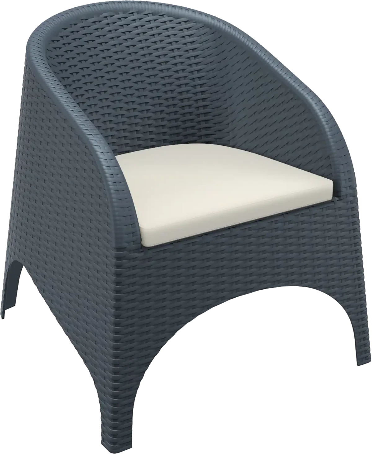 FL Aruba Hospitality Outdoor Stackable Armchair with Cushion