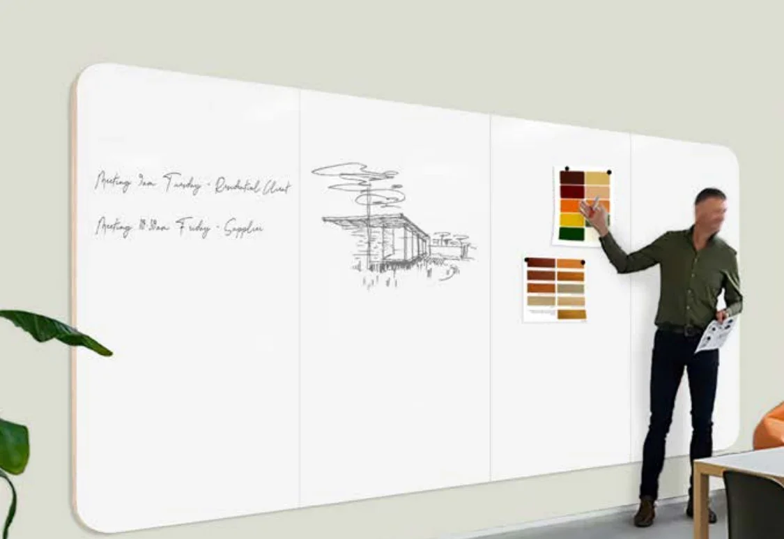 VC Skändi Birch Ply Frameless Magnetic Sistem Whiteboard