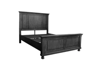 BT Pasadena King & Queen Beds-Aged Black & Grey Sonoma thumbnail 1