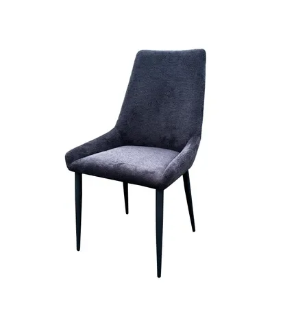 MD Bronte Chair Fabric - Grey and Onyx