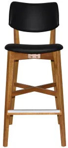EZ Phoenix Solid Timber Framed PU Leather Seat and Back Barstool thumbnail 6