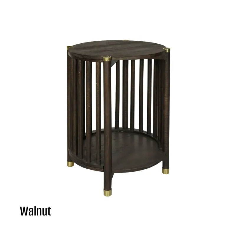CR Arlo Solid Timber Round Side Table