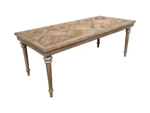 MF Morocco Recycled Elm Timber Dining Table thumbnail 1