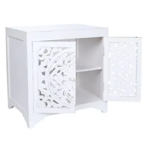 VI Dias Solid Timber 2 Door Bedside Table thumbnail 2