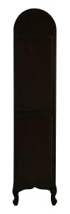 CT Queen Anne Solid Timber Single Dome Display Cabinet Large thumbnail 9
