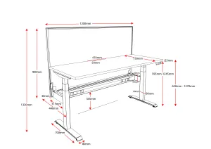 RL Boost Plus Motorized Height Adjustable Desk thumbnail 3