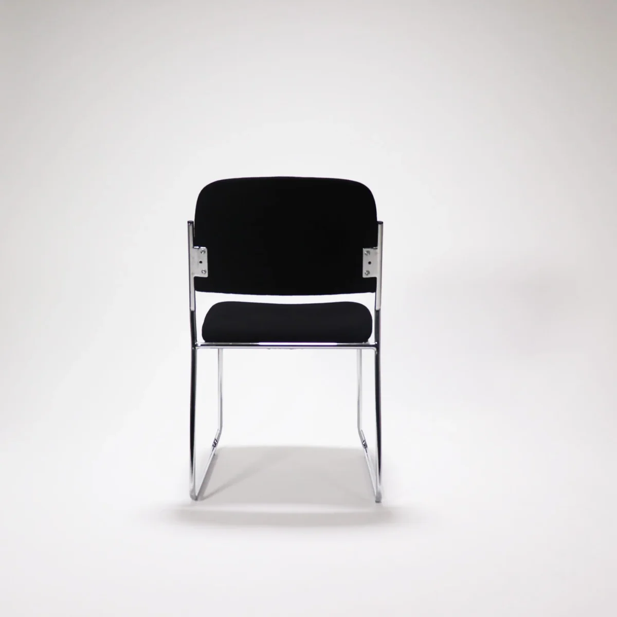 RL Evo PU Leather Upholstered Chrome Sled Base Visitor Chair