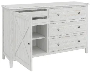 VI Clifton Solid Timber 5 Drawer 1 Door Dressing Table thumbnail 1