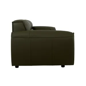 VI Zander Leather Upholstered 3 Seater Lounge thumbnail 4