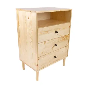 VI Neo Solid Timber 3 Drawer 1 Niche Tallboy thumbnail 2