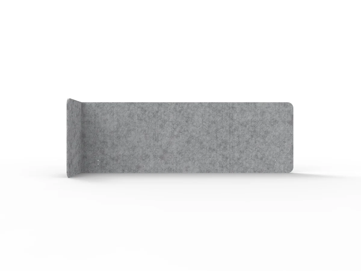 RL Acouline  Quarter Left End Wrap Screen for Workstation