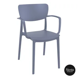 FL Lisa Hospitality Outdoor Stackable Armchair thumbnail 1