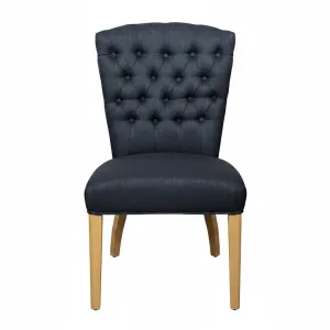 MF Dianne Fabric Upholstered Timber Leg Dining Chair thumbnail 1