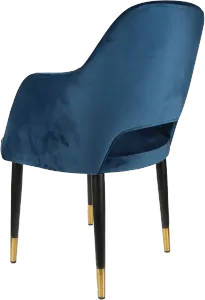 FL Sorbet Velvet Upholstered Metal Legs Hospitality Chair thumbnail 4