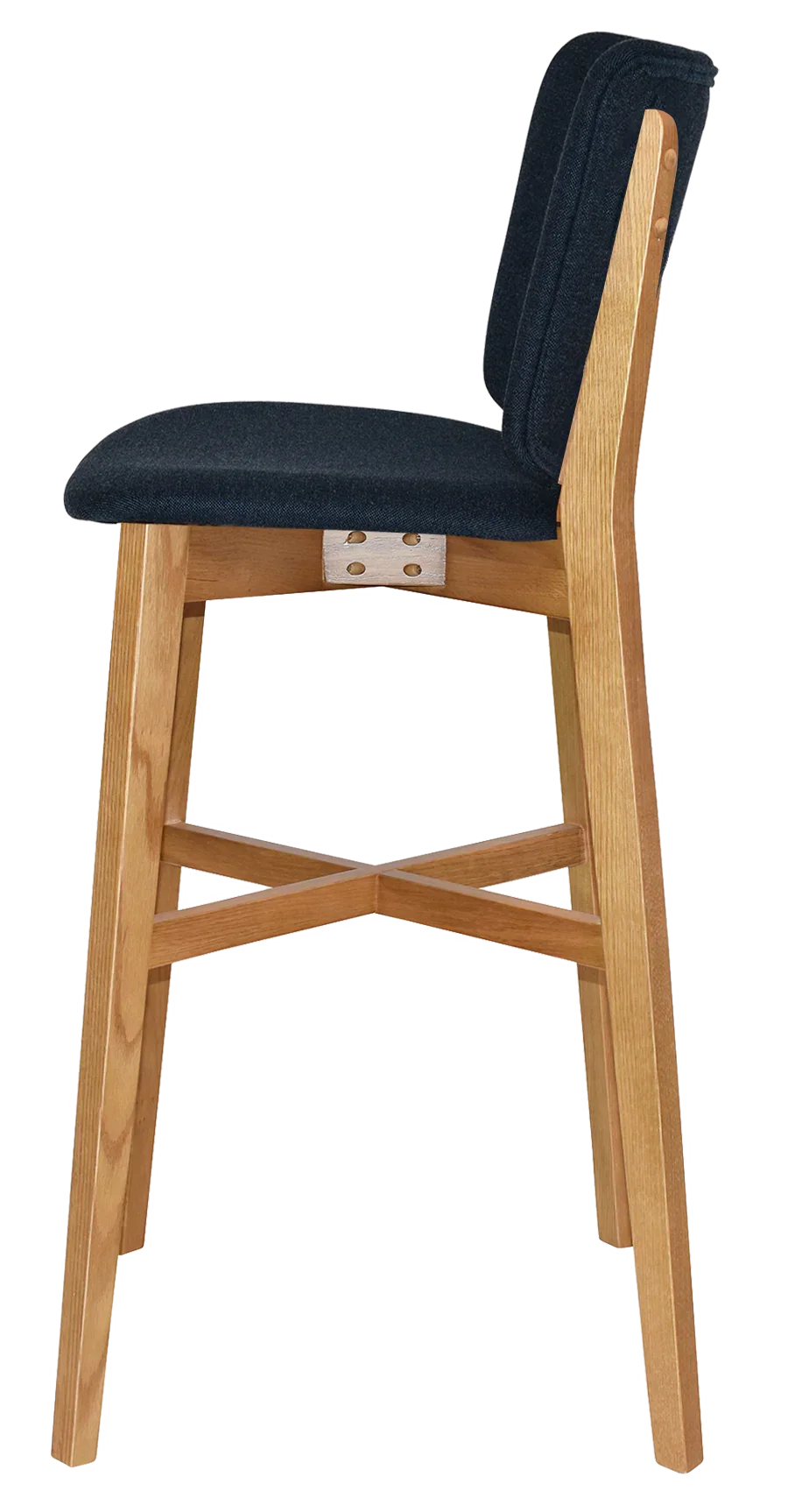 EZ STOOL DAKOTA UPH 2 LIGHTOAK - GRAVITY NAVY