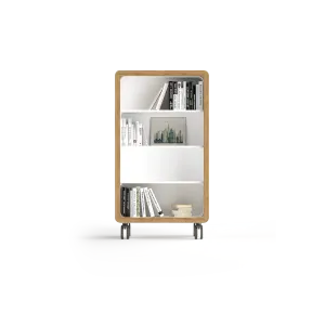 OL Rover 4 Tier Bookshelf with Acoustic Pinnable Board thumbnail 1