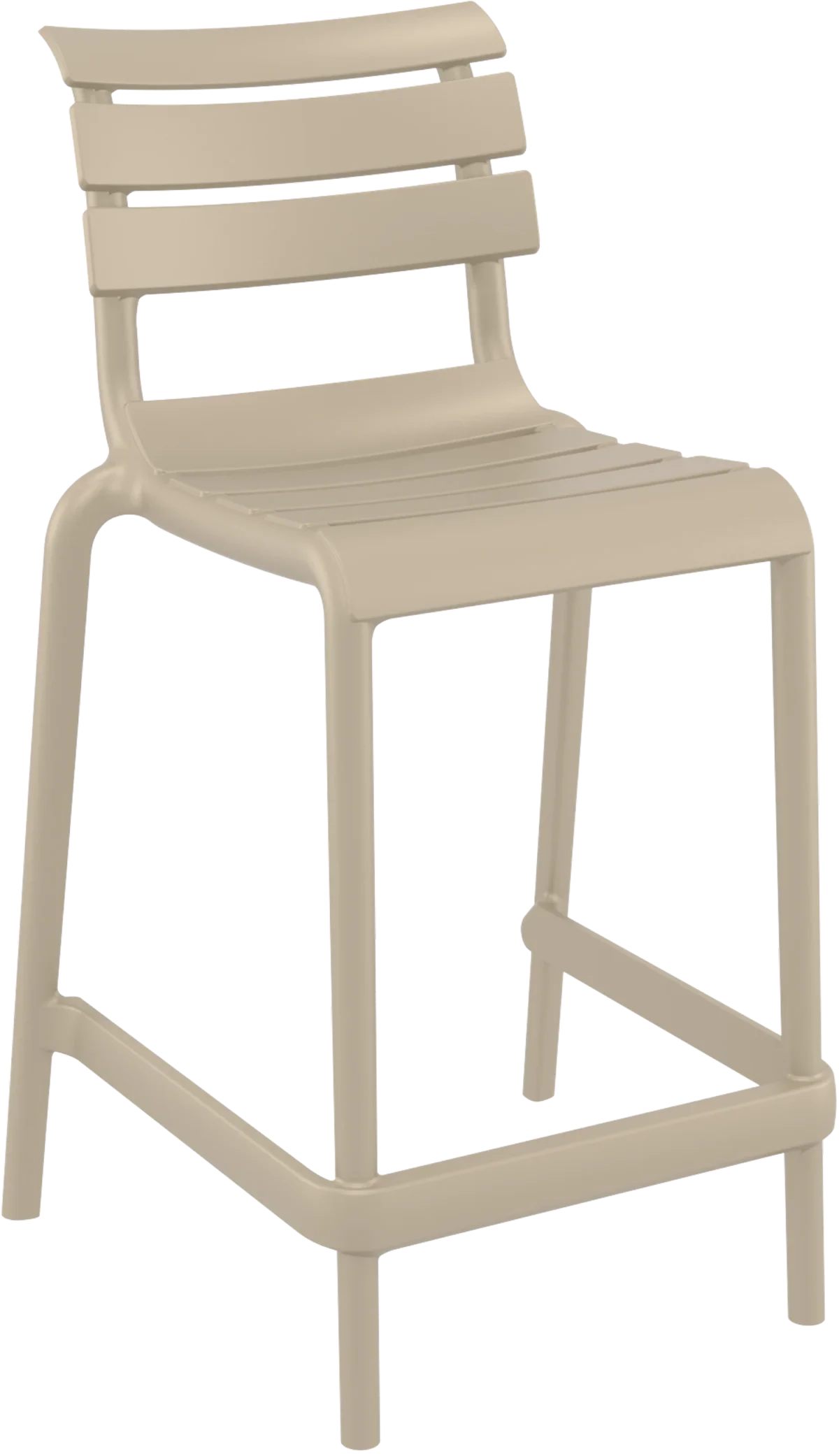 FL Helen Hospitality Stackable Outdoor Counter Stool