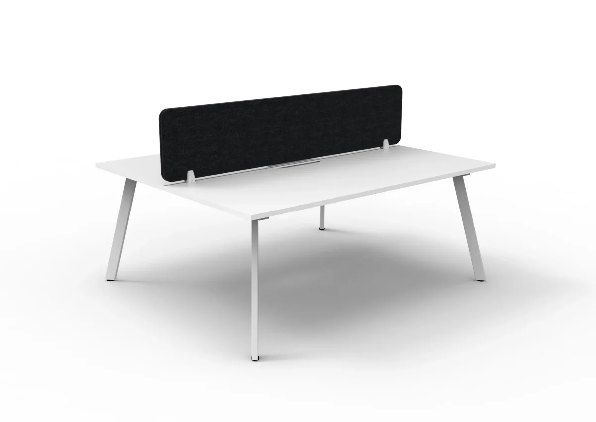 RL Eternity Double Sided Workstation with Black Eco Panel Screen