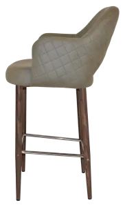 EZ STOOL ALBURY ARM 750 METAL LIGHT WALNUT thumbnail 20