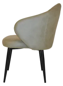 EZ ARM CHAIR HUGO METAL BLACK thumbnail 3