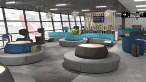 OL Motion Loop Seating Reception Area Lounge thumbnail 3