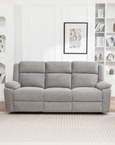 VI Dream 3 Seater Fabric Electric Recliner Lounge with Dropdown Table thumbnail 5
