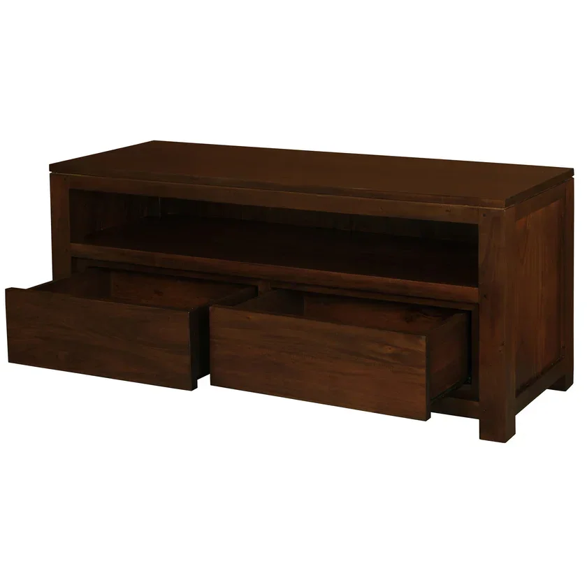 CT Amsterdam Solid Timber 2 Drawer Entertainment Unit