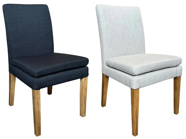 MF Conrad Fabric Upholstered Timber Leg Dining Chair