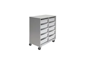 DD Cameby 10 Mobile Tote Box Melamine Trolley thumbnail 2