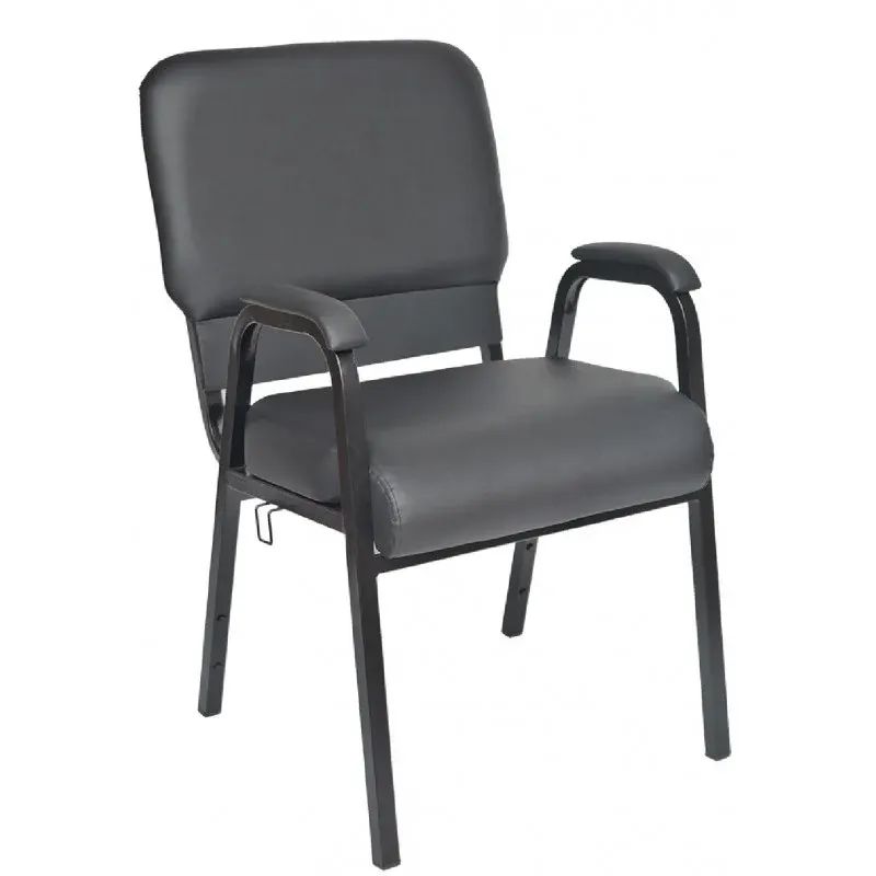 MA Grace Fabric or PU Leather Upholstered Linkable 4 Leg Armchair