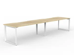 OL Anvil 2-User Workspace – Oak Top with White Frame thumbnail 12