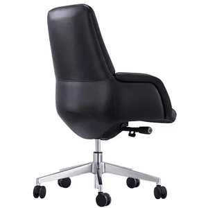 ST Captain Genuine Leather Low Back Executive Chair thumbnail 6