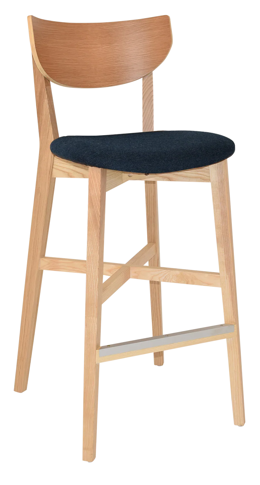 EZ Rialto Stained Solid Timber Framed Barstool