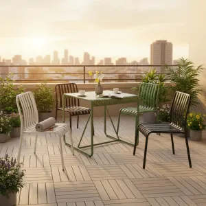 FL Bordeaux Aluminium Hospitality Stackable Outdoor Chair thumbnail 10