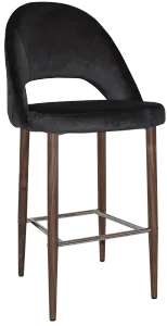 EZ STOOL CHEVRON 750 METAL LIGHT WALNUT thumbnail 1