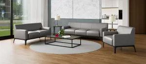 OL Cedar PU Leather Upholstered 2 Seater Breakout Lounge thumbnail 4