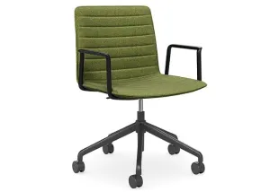 DD Nikola Meeting Chair with Black Arm Rest thumbnail 8