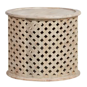 SH Preston Solid Timber Round Side Table thumbnail 3