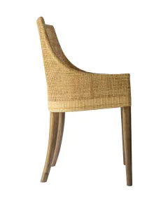 CR Tennessee Timber Framed Rattan Dining Chair thumbnail 11