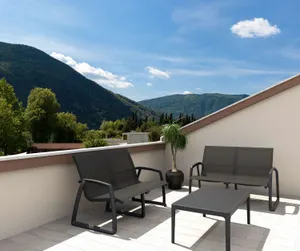 FL Pacific Hospitality Outdoor Lounge Sofa Armchair thumbnail 4