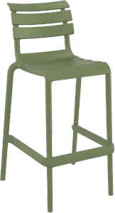 FL Helen Hospitality Stackable Outdoor Barstool thumbnail 6
