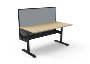 RL Halo Static Single Sided Desk with Aluminium Framed Screen thumbnail 16