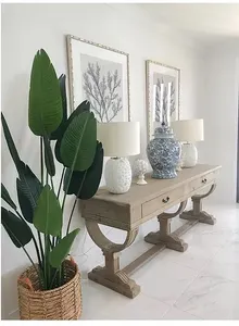 DA Curtis Reclaimed Timber 2 Drawer Console Table thumbnail 4