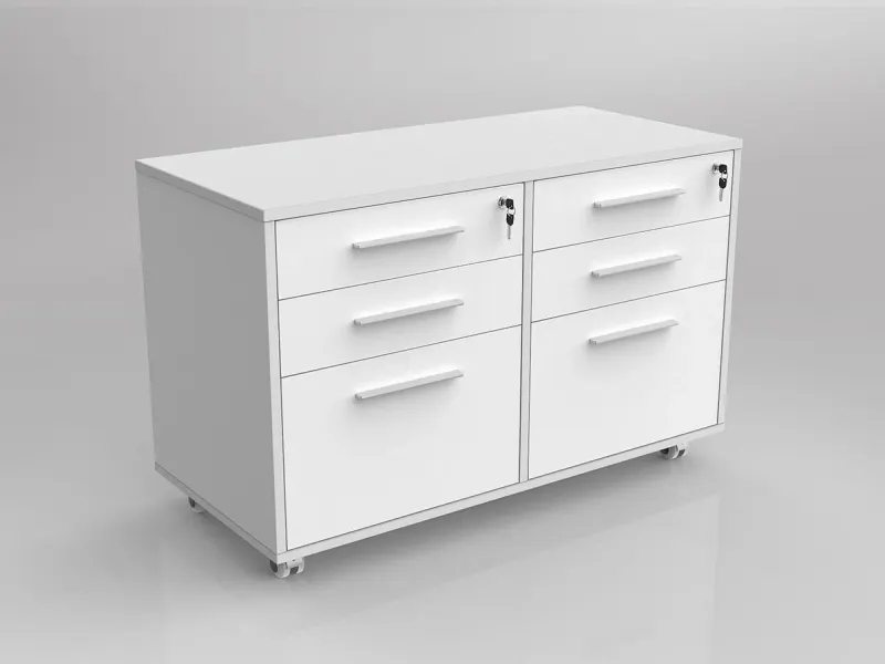 OL Axis Mobile Caddy Pedestal with 6 Drawer